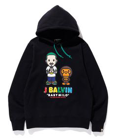 BAPE x J Balvin Milo Pullover Hoodie Black