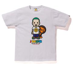 Buy BAPE x J Balvin Peeping Milo Tee White