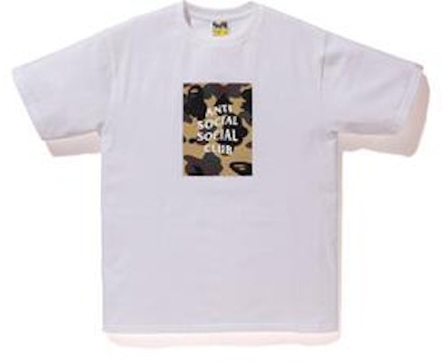 BAPE x 防社 1st迷彩印花T恤 (FW19) 白色/黄色迷彩 Buy BAPE x 防社 1st迷彩印花T恤 (FW19) 白色/黄色迷彩