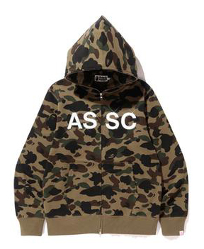 Bape x anti cheap social social club hoodie