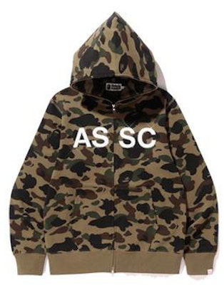 BAPE x Anti Social Social Club 1st Camo Full Zip Hoodie (FW19) Hijau Camo Buy BAPE x Anti Social Social Club 1st Camo Full Zip Hoodie (FW19) Hijau Camo