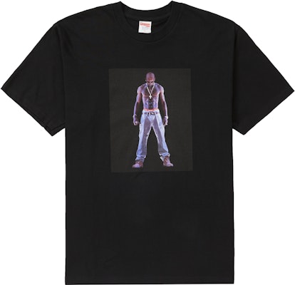 Supreme Tupac Hologram Tee Black Buy Supreme Tupac Hologram Tee Black