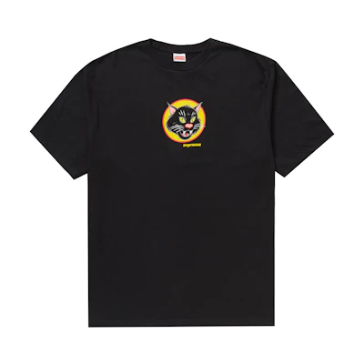 Supreme Black Cat Tee Black