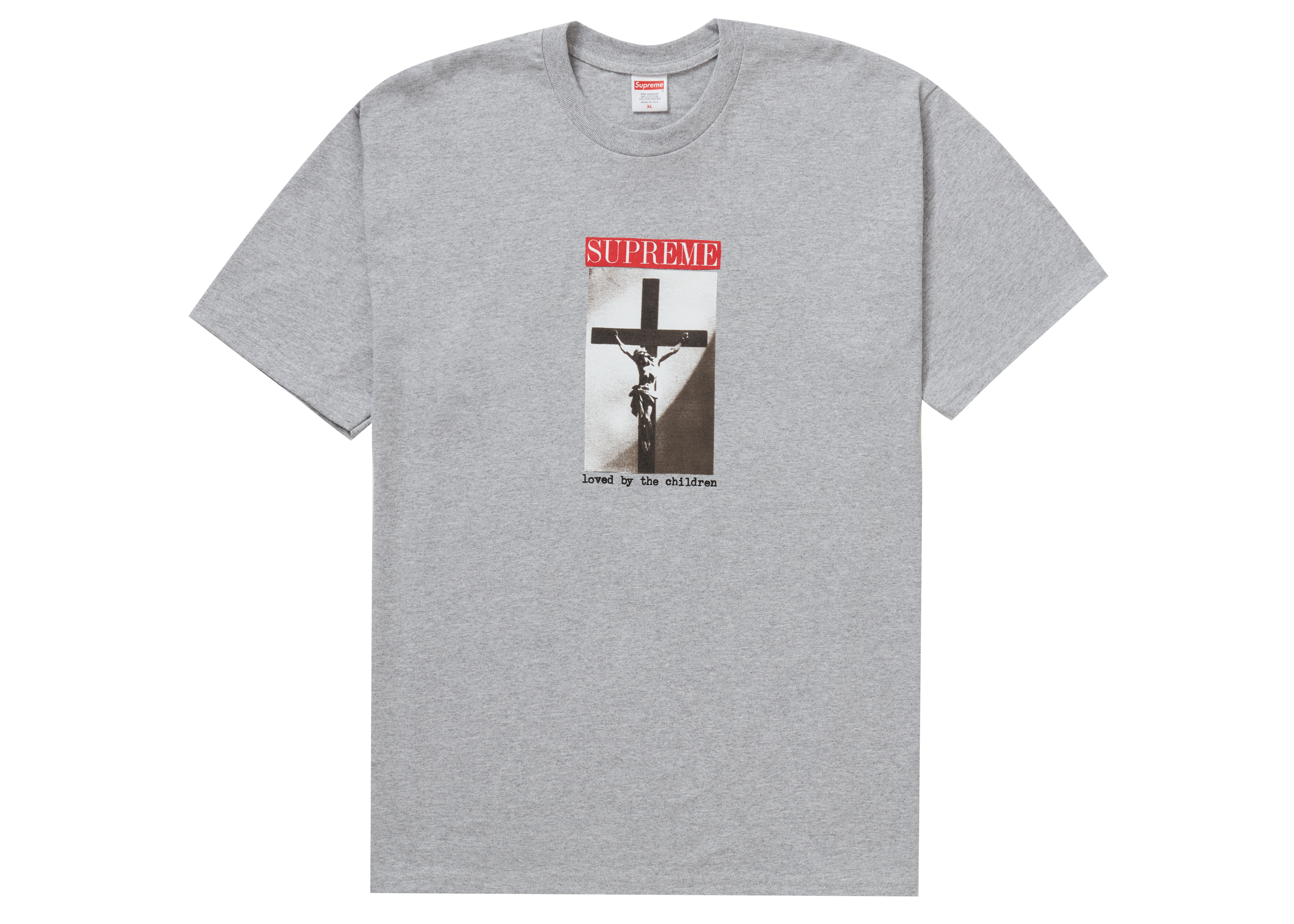 Buy Supreme Camiseta Loved By The Children Gris Jaspeado