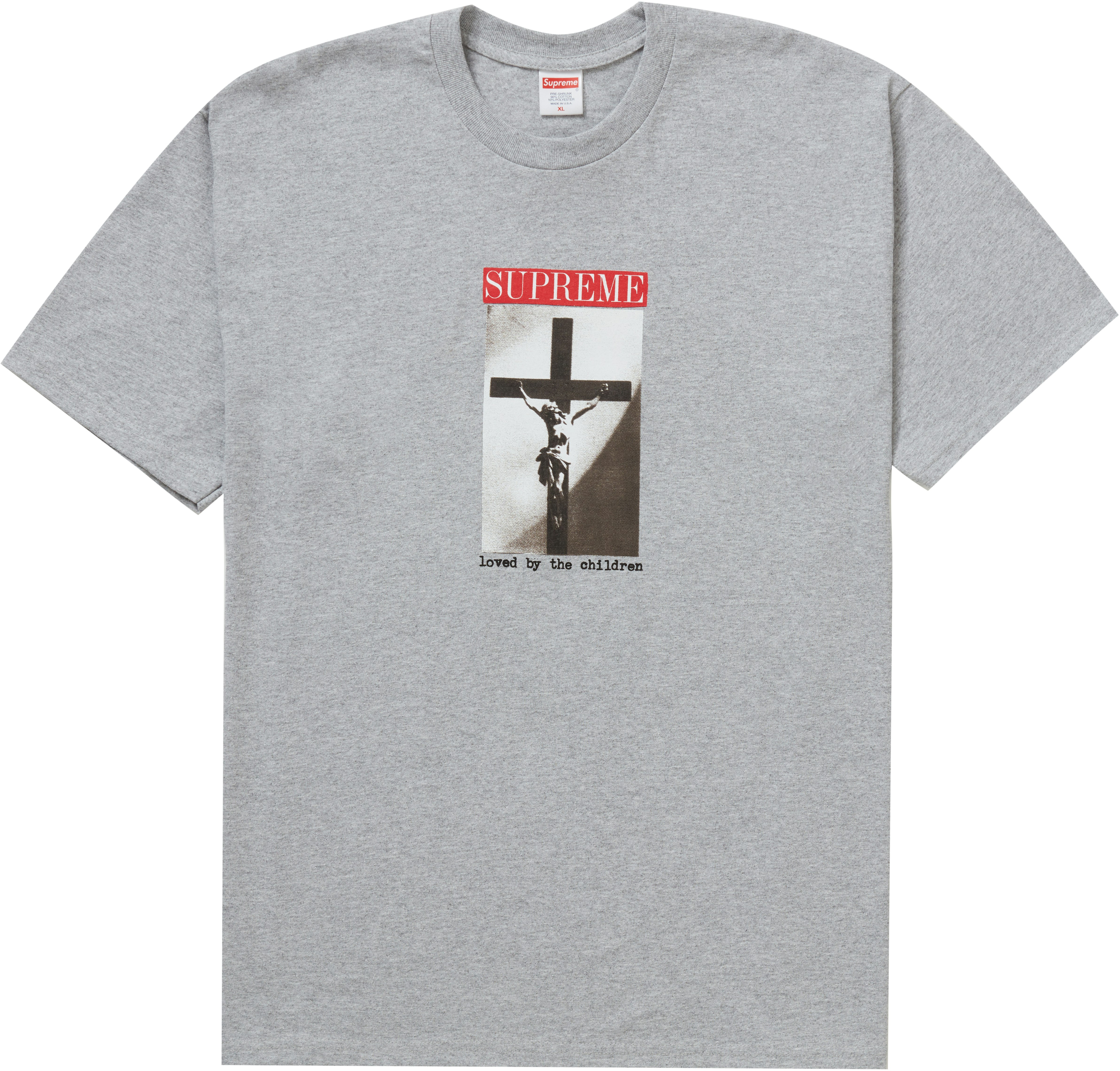 supreme-loved-by-the-children-tee-heather-grey