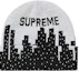 Order Supreme 纽约白色毛线帽