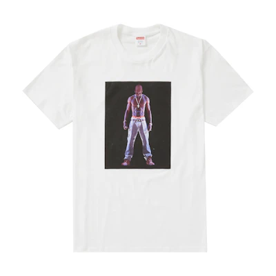 Supreme Tupac Hologram Tee White