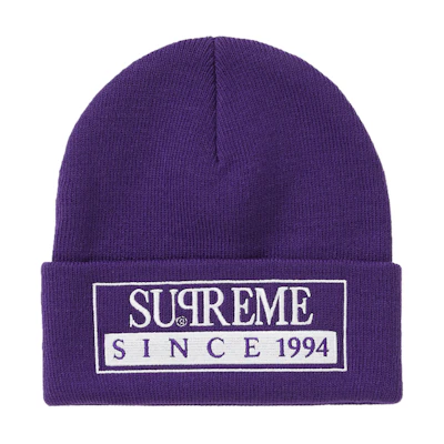 Supreme Reserved Beanie Purple