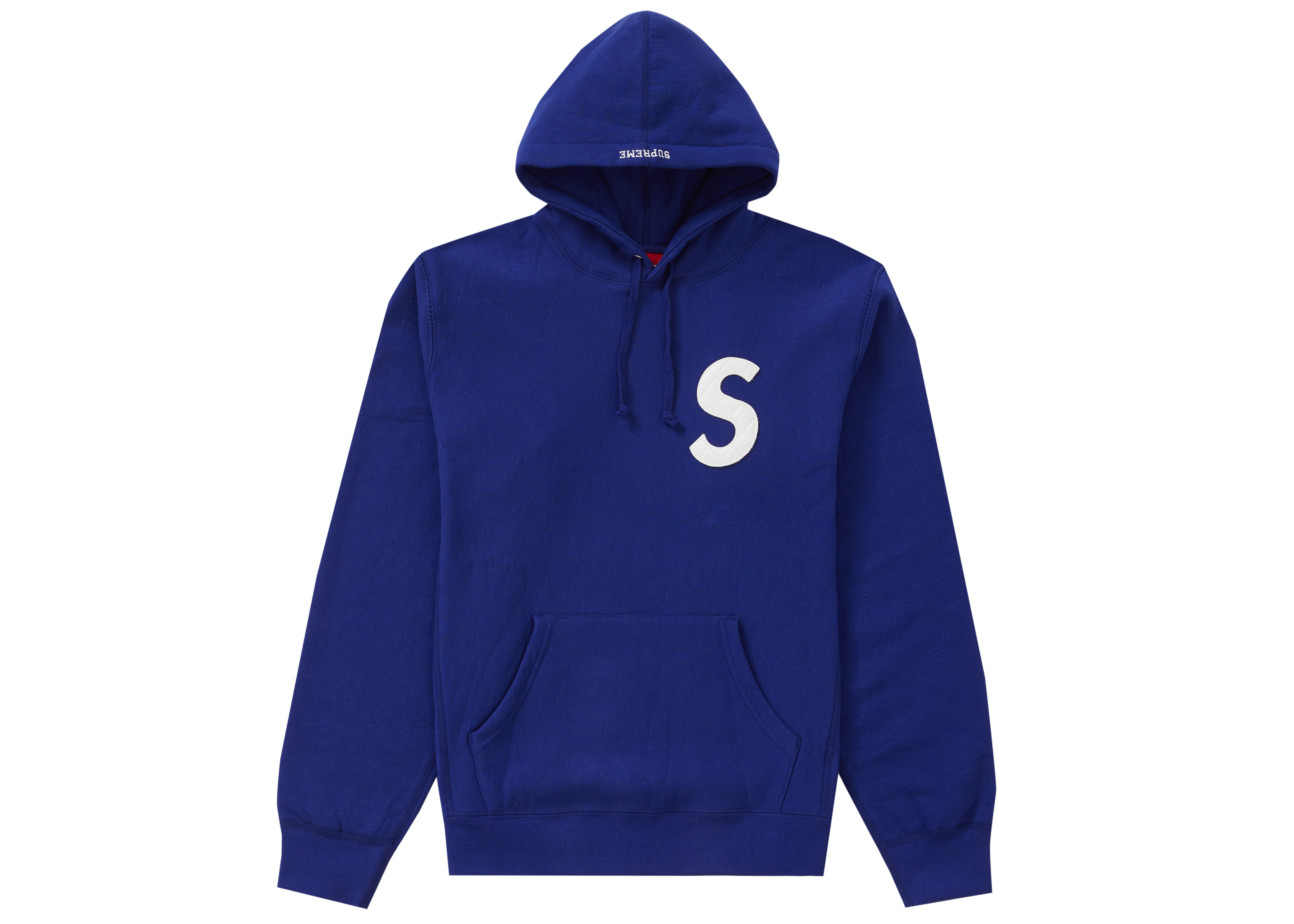 Supreme S Logo Hooded Sweatshirt (SS20) Royal - Novelship