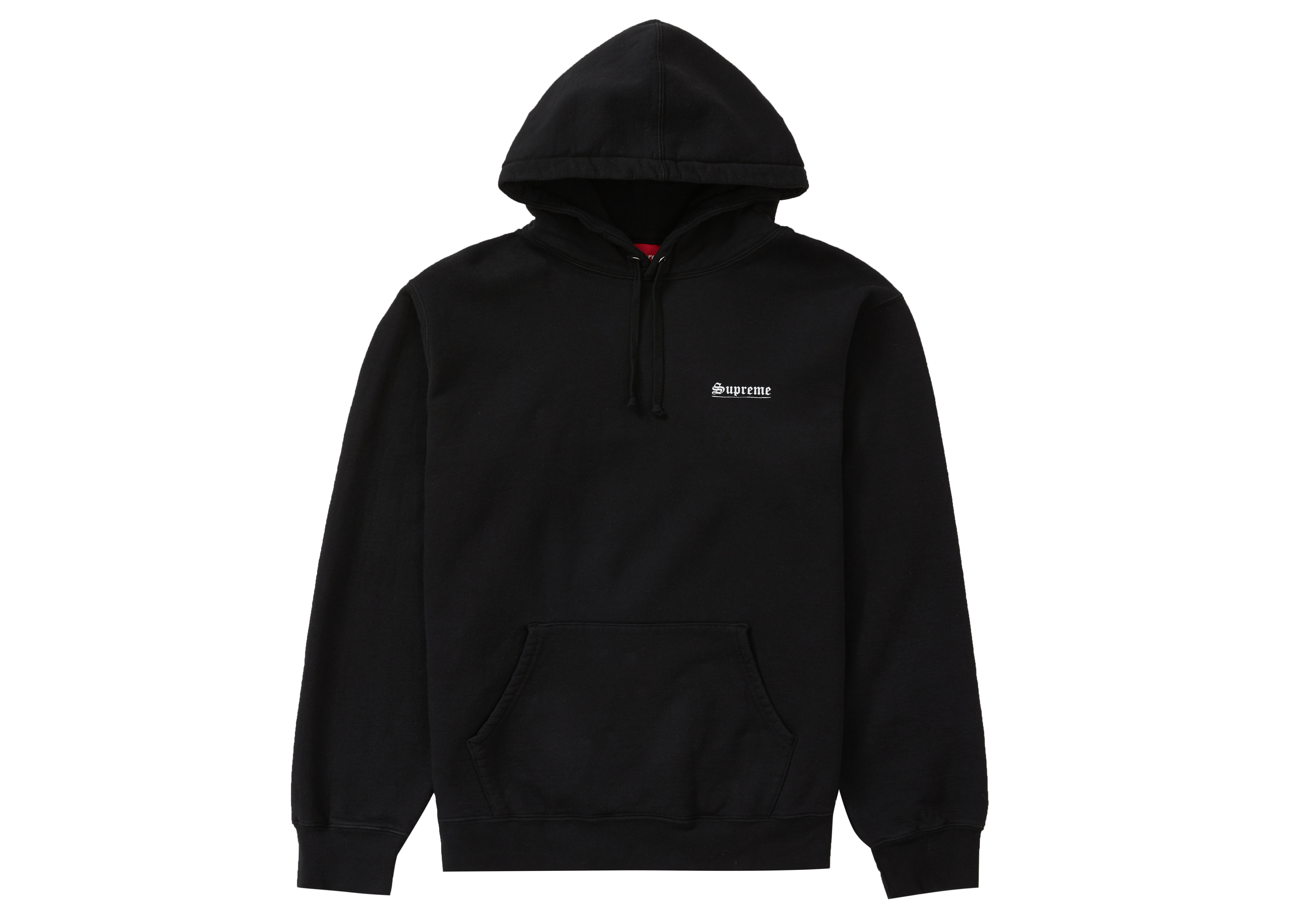 Supreme Mary Hooded Sweatshirt Black - Novelship