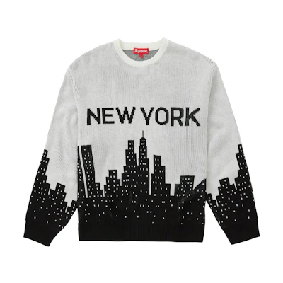 Supreme New York Sweater White