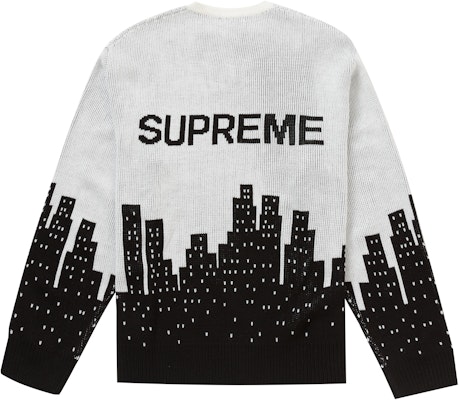Supreme New York Sweater White Order Supreme New York Sweater White