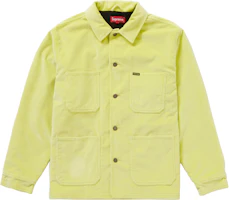 Supreme Velvet Chore Coat Lime Supreme Velvet Chore Coat Lime