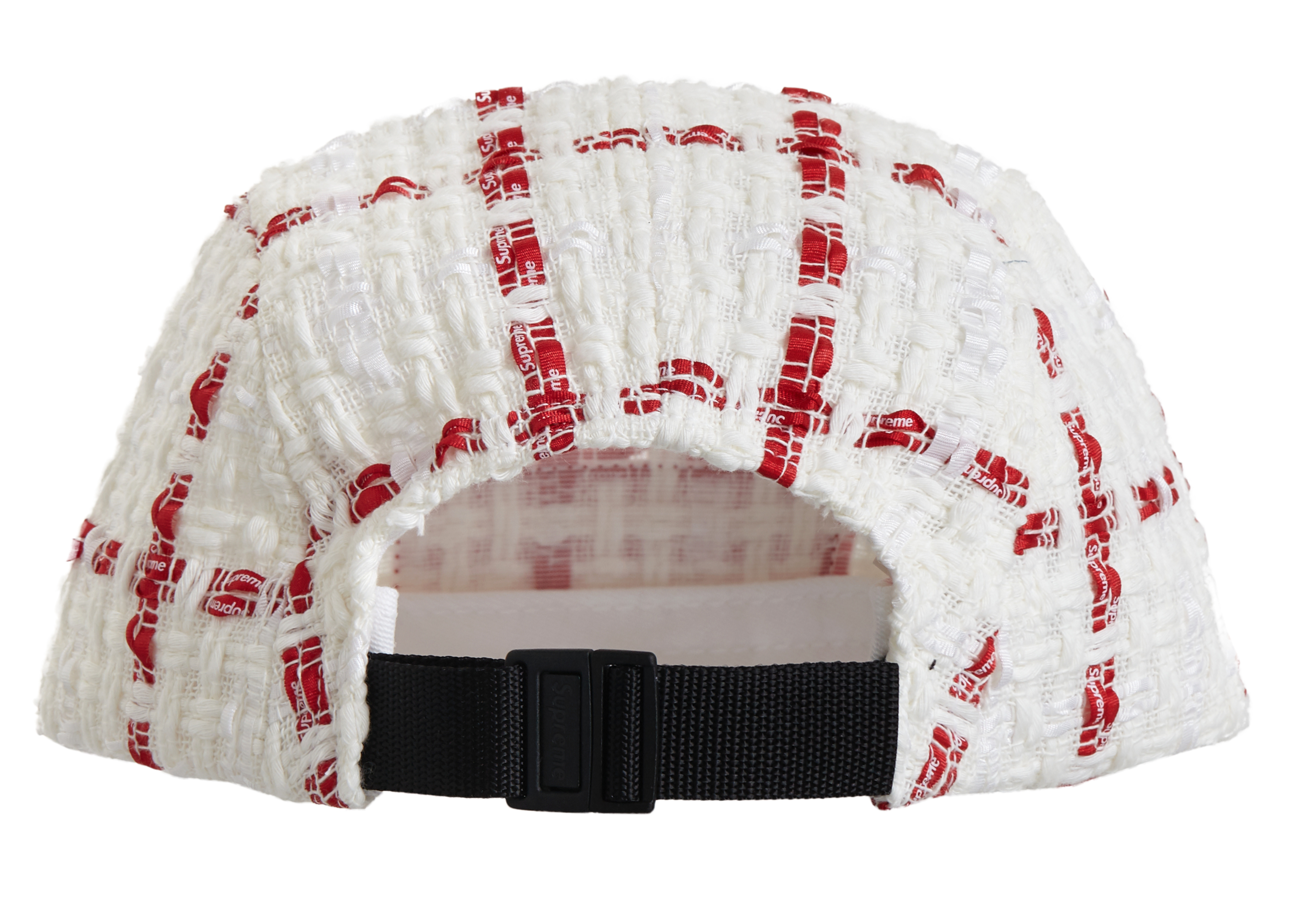 Supreme Ribbon Boucle Camp Cap White 圖 2
