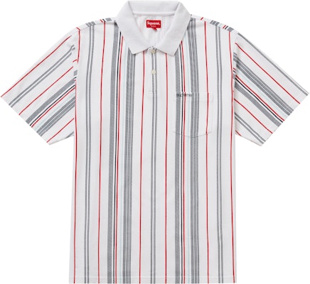 至尊直紋白色Polo衫 Buy 至尊直紋白色Polo衫