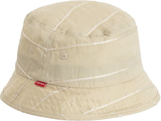 Supreme Jacquard Linen Tan Topi Crusher Buy Supreme Jacquard Linen Tan Topi Crusher