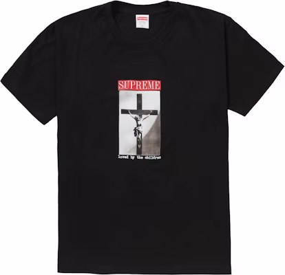 Supreme 儿童喜爱黑色T恤 Buy Supreme 儿童喜爱黑色T恤