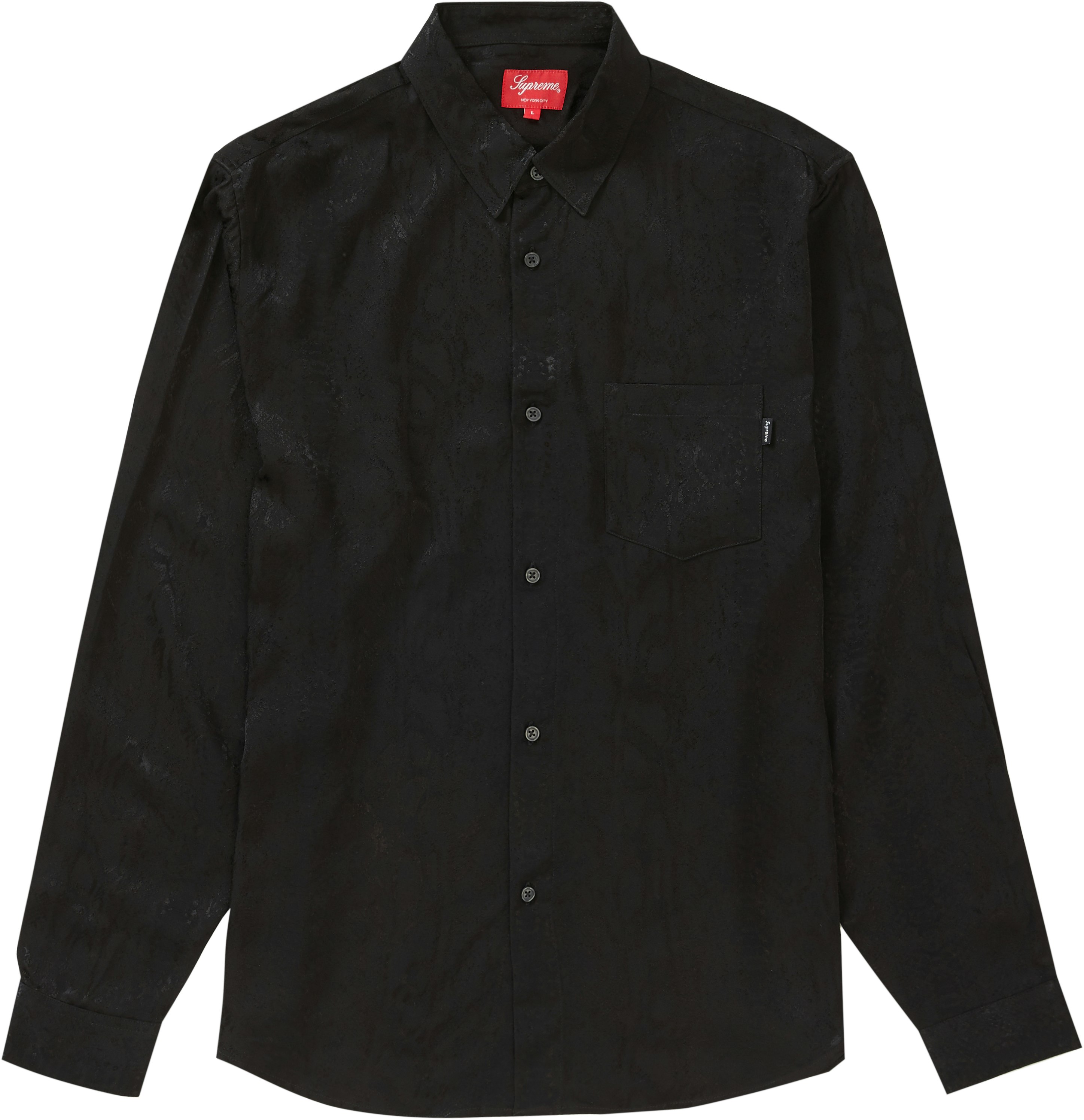 supreme-snakeskin-jacquard-shirt-black