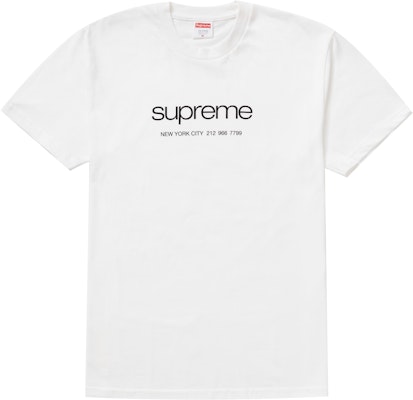Supreme Shop Tee White Buy Supreme Shop Tee White