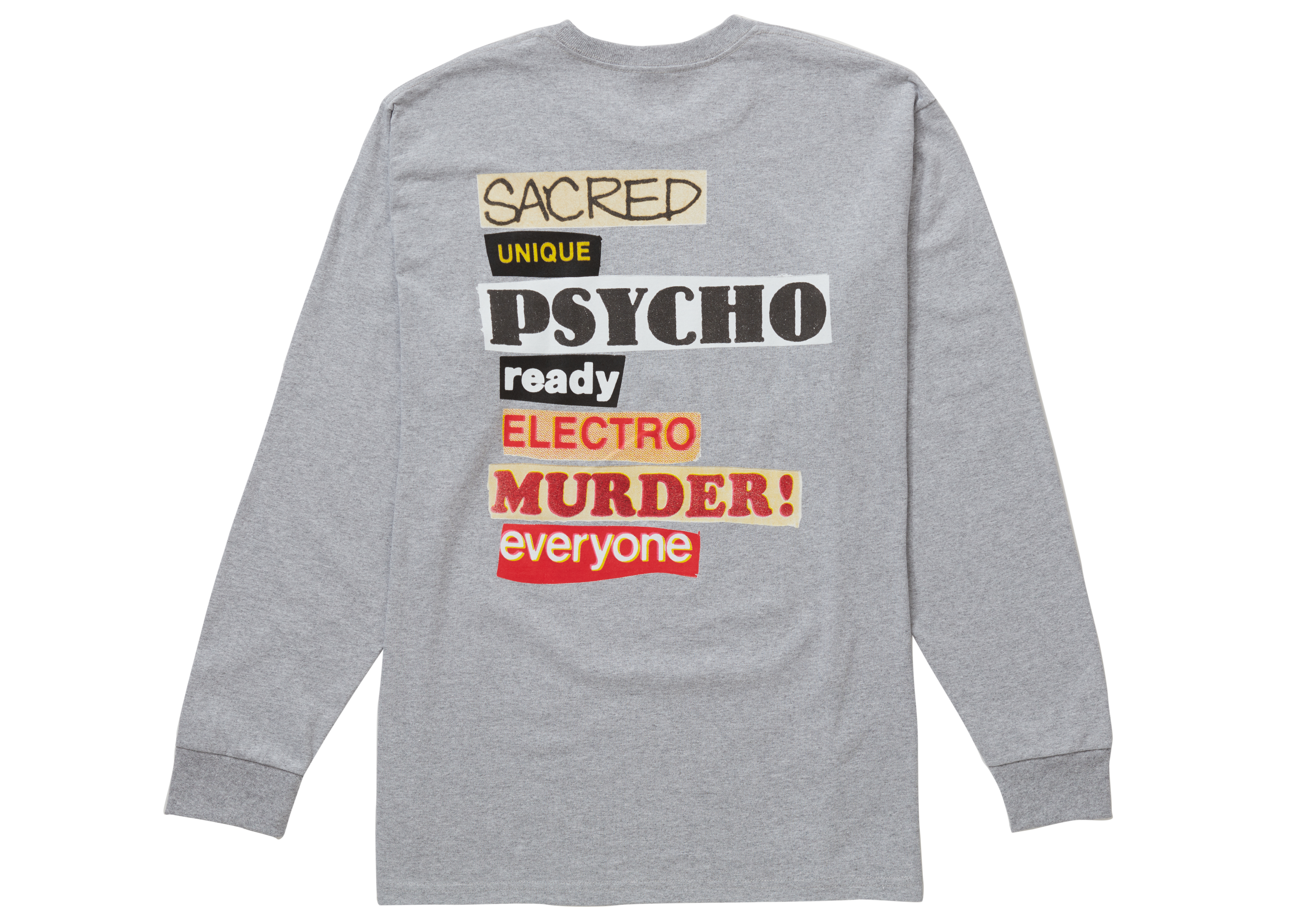 Order Supreme 圣独长袖T恤 杂灰色