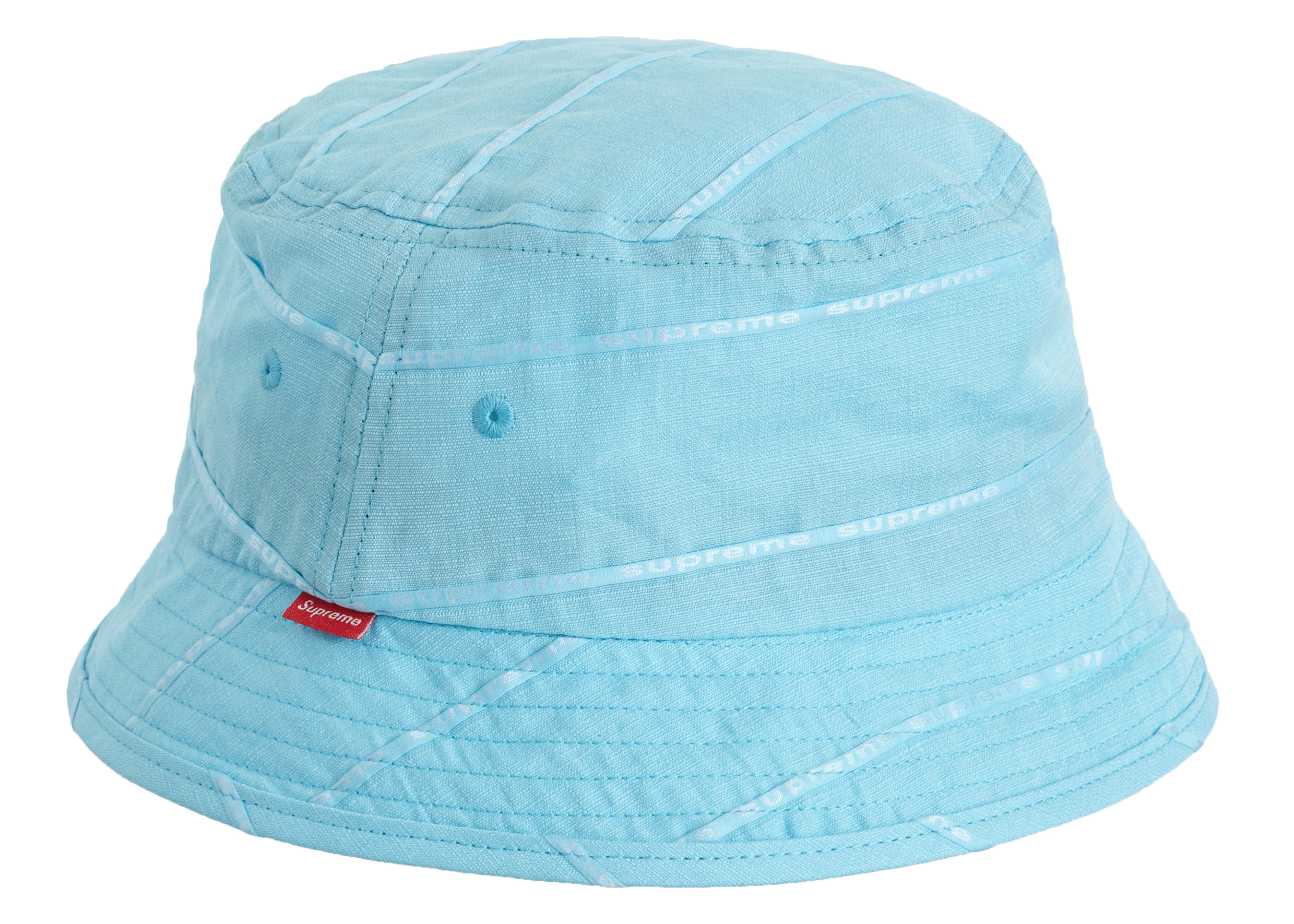 Buy Supreme Topi Jacquard Linen Biru Muda