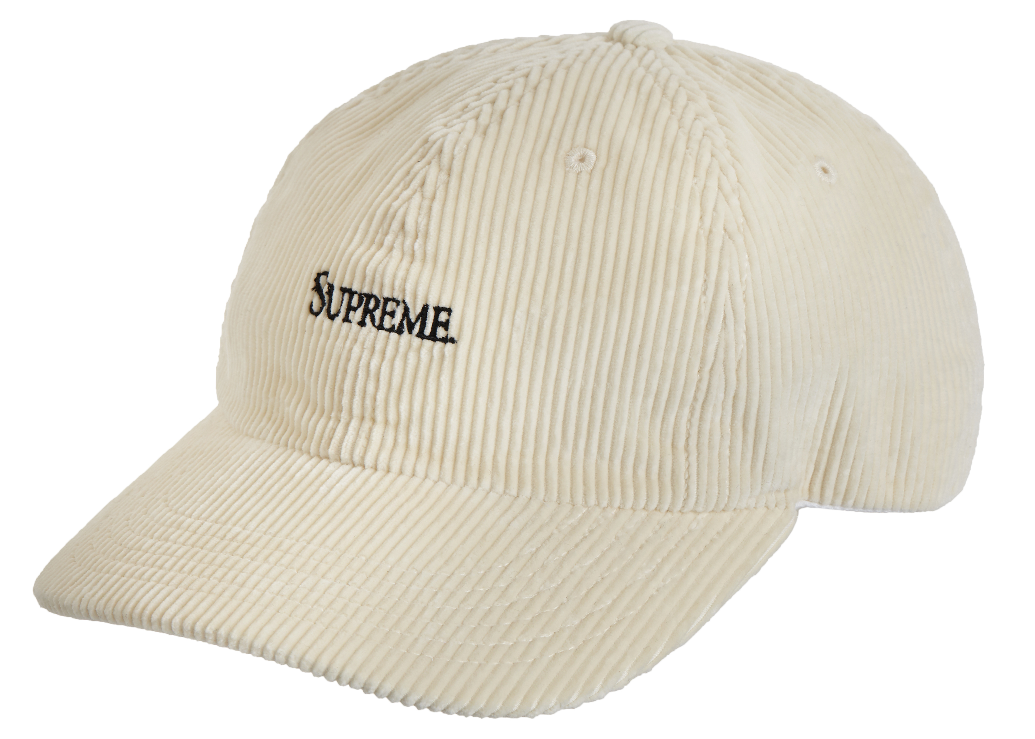 Supreme Corduroy 6-Panel White