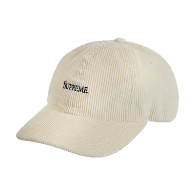 Supreme Corduroy 6-Panel White
