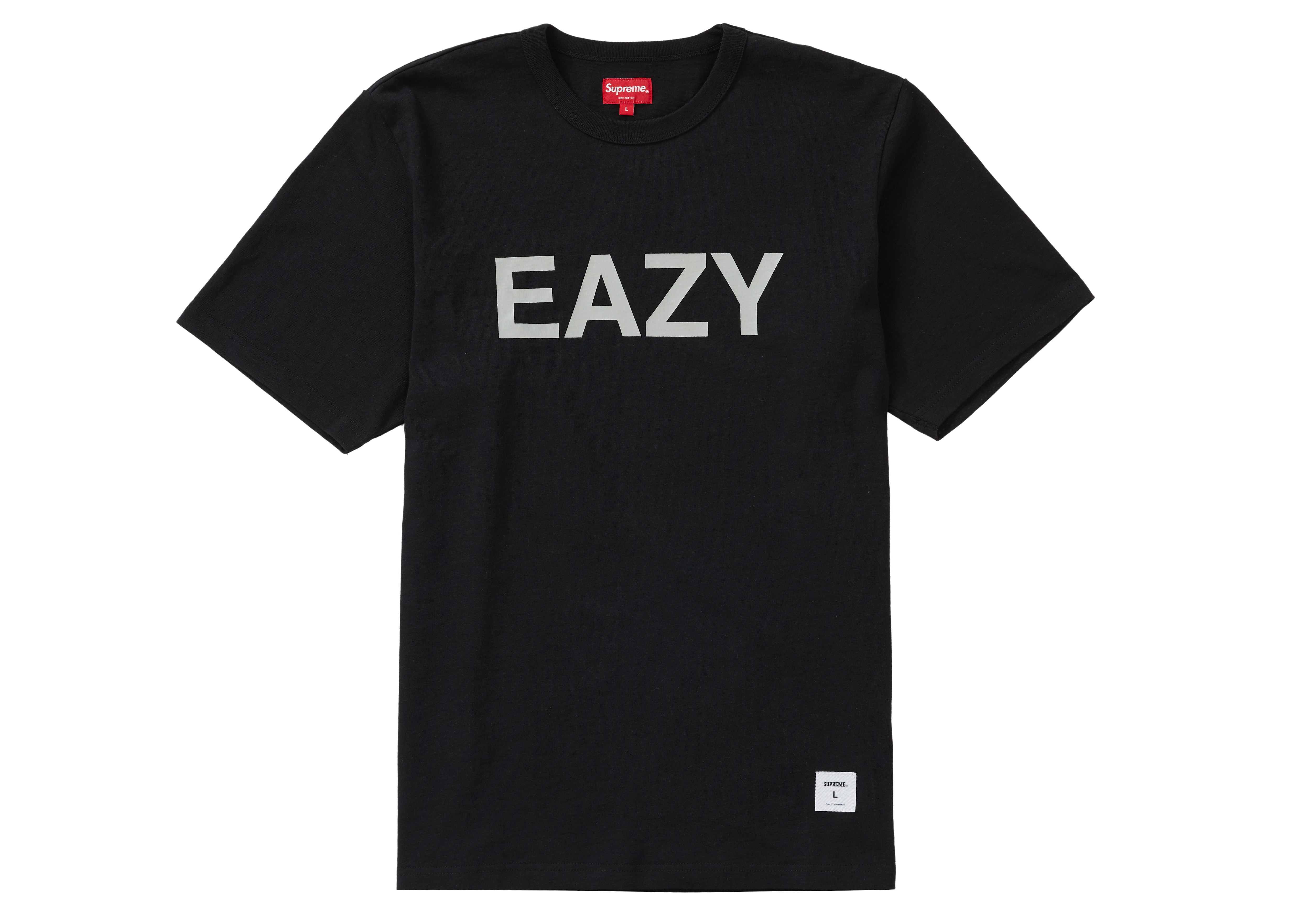 Buy Supreme Eazy Camiseta Manga Corta Negra