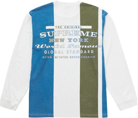 Supreme Global Standard L/S Top White Order Supreme Global Standard L/S Top White