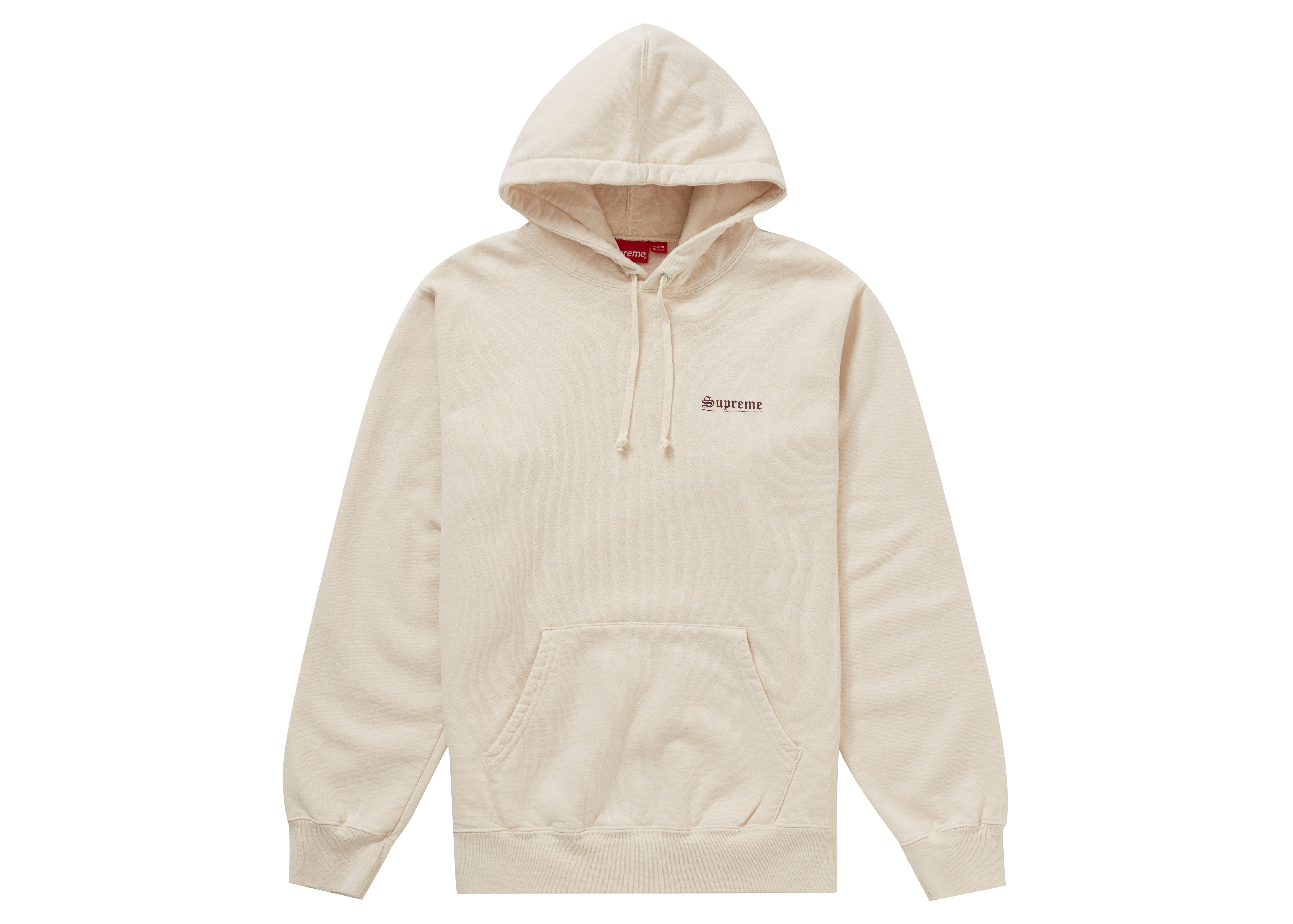 Supreme Mary Hooded Sweatshirt Natural