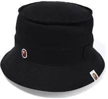 BAPE Ape Head One Point Bucket Hat (SS20) Black BAPE Ape Head One Point Bucket Hat (SS20) Black