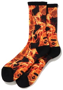 Calcetines BAPE Flame Naranja Buy Calcetines BAPE Flame Naranja