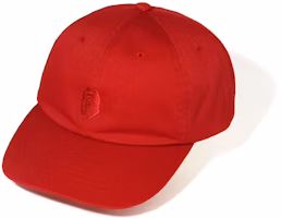 BAPE Tonal Ape Head One Point Panel Cap Red BAPE Tonal Ape Head One Point Panel Cap Red