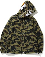 BAPE 1st Camo 2nd Ape Full Zip Hoodie Jacket Green BAPE 1st Camo 2nd Ape Full Zip Hoodie Jacket Green