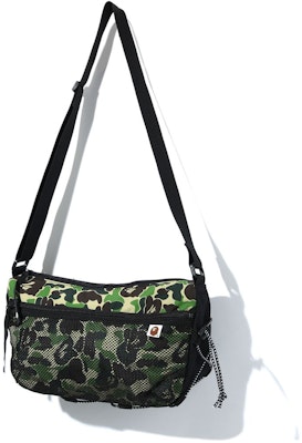 BAPE ABC Camo Bungee Cord Shoulder Bag Green Buy BAPE ABC Camo Bungee Cord Shoulder Bag Green