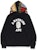 BAPE x Pusha T Shark Full Zip Hoodie Black