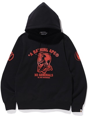 BAPE x XO General Pullover Hoodie Black Buy BAPE x XO General Pullover Hoodie Black