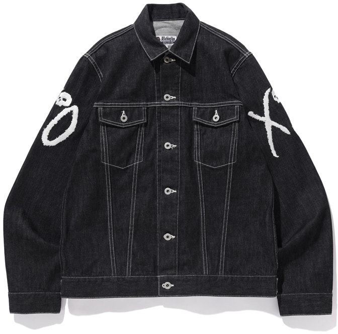 bape-x-xo-denim-jacket-black