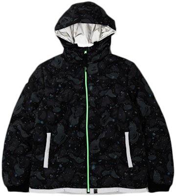 BAPE Space Camo Hoodie Down Jacket Black Order BAPE Space Camo Hoodie Down Jacket Black
