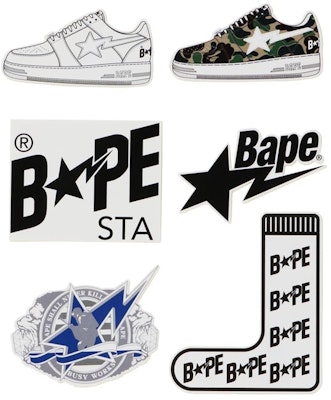 BAPE BAPEsta Stickers Multi Buy BAPE BAPEsta Stickers Multi