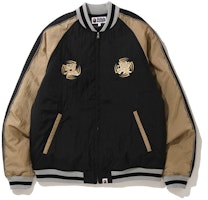 BAPE Ninja Souvenir Jacket Black BAPE Ninja Souvenir Jacket Black