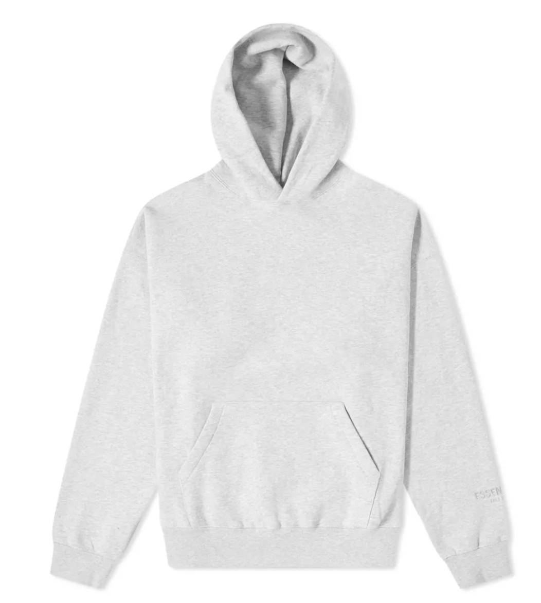 Buy Hoodie Fear of God ESSENTIALS 3M Logo Light Heather Grey/Black.