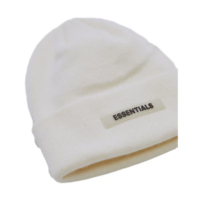 FOG ESSENTIALS Cuff Beanie White