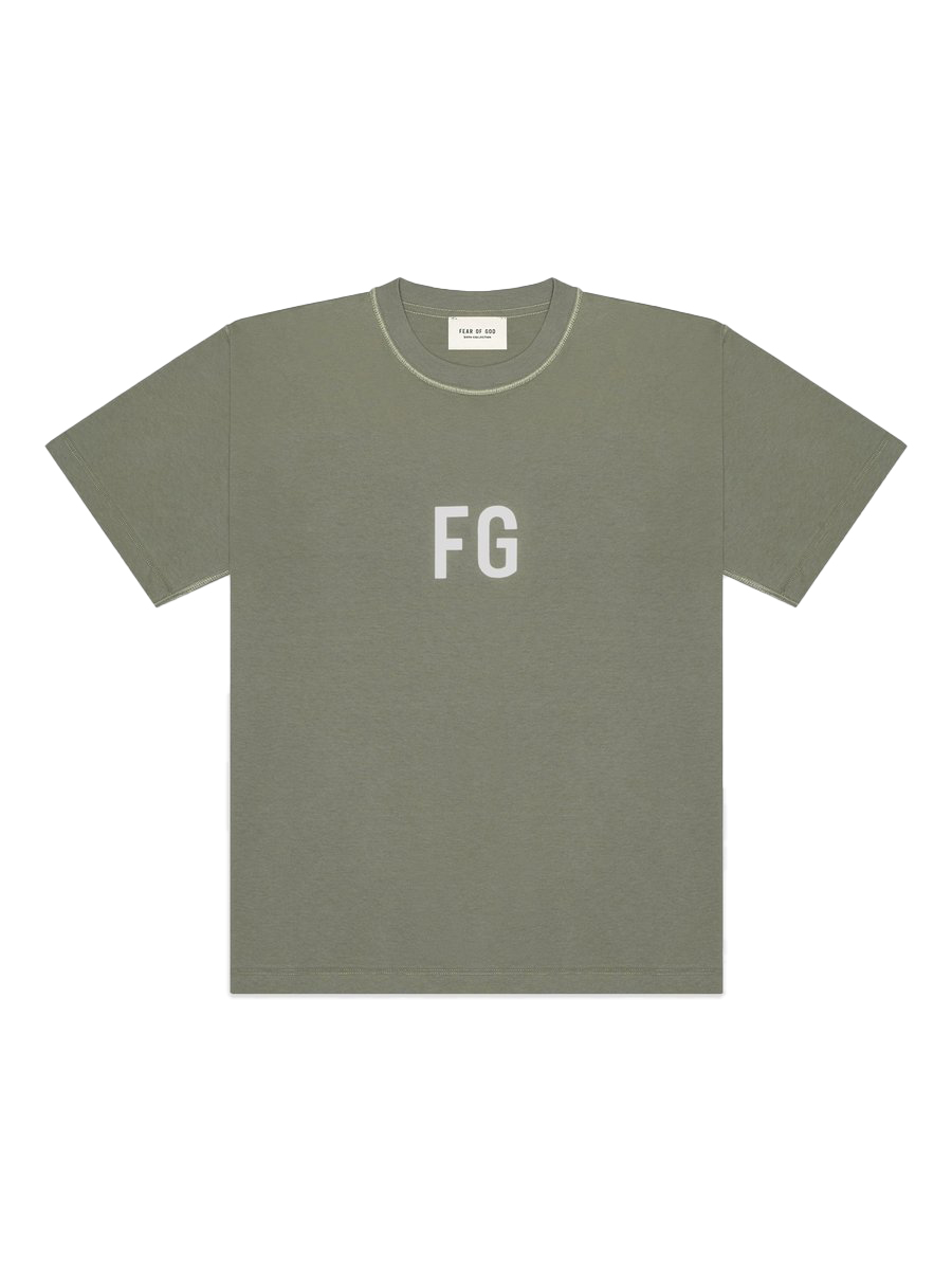 Fear of God Short Sleeve 'Fg' 3M Tee Army Green