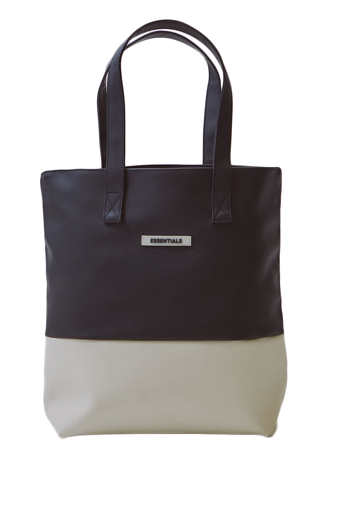 Fear of God ESSENTIALS Waterproof Tote Bag Black/White - Novelship