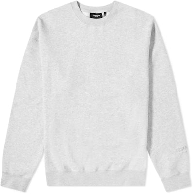 Fear of God ESSENTIALS 3M Logo Crewneck Sweatshirt Light Heather Grey/Black Buy Fear of God ESSENTIALS 3M Logo Crewneck Sweatshirt Light Heather Grey/Black