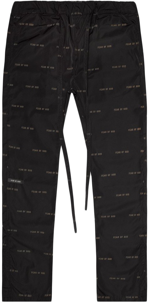 fear-of-god-all-over-print-baggy-nylon-pants-black