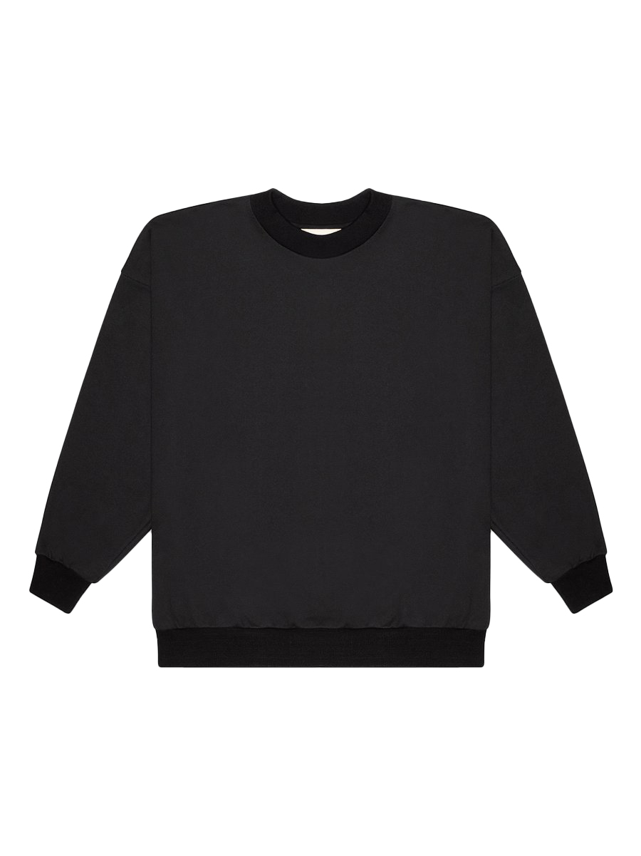 Order Fear of God Back Logo Crewneck Sweatshirt Black/Black