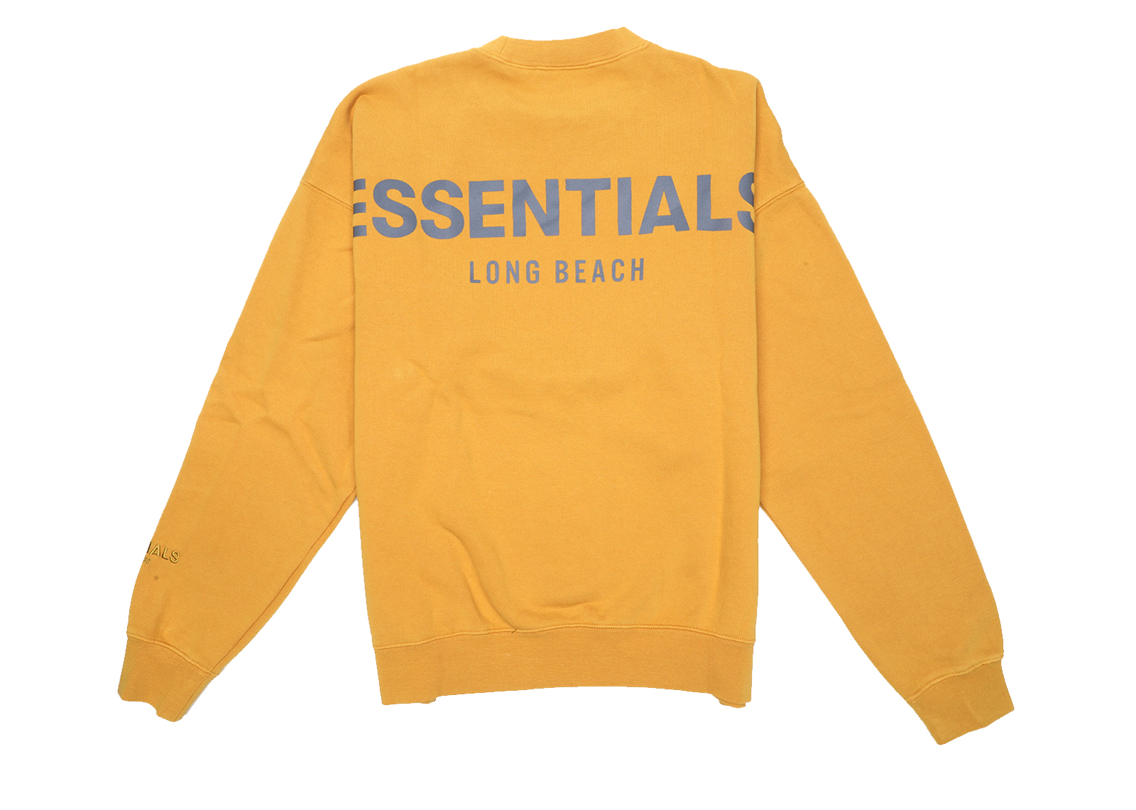 Fear of God ESSENTIALS Long Beach 3M Crewneck Gold