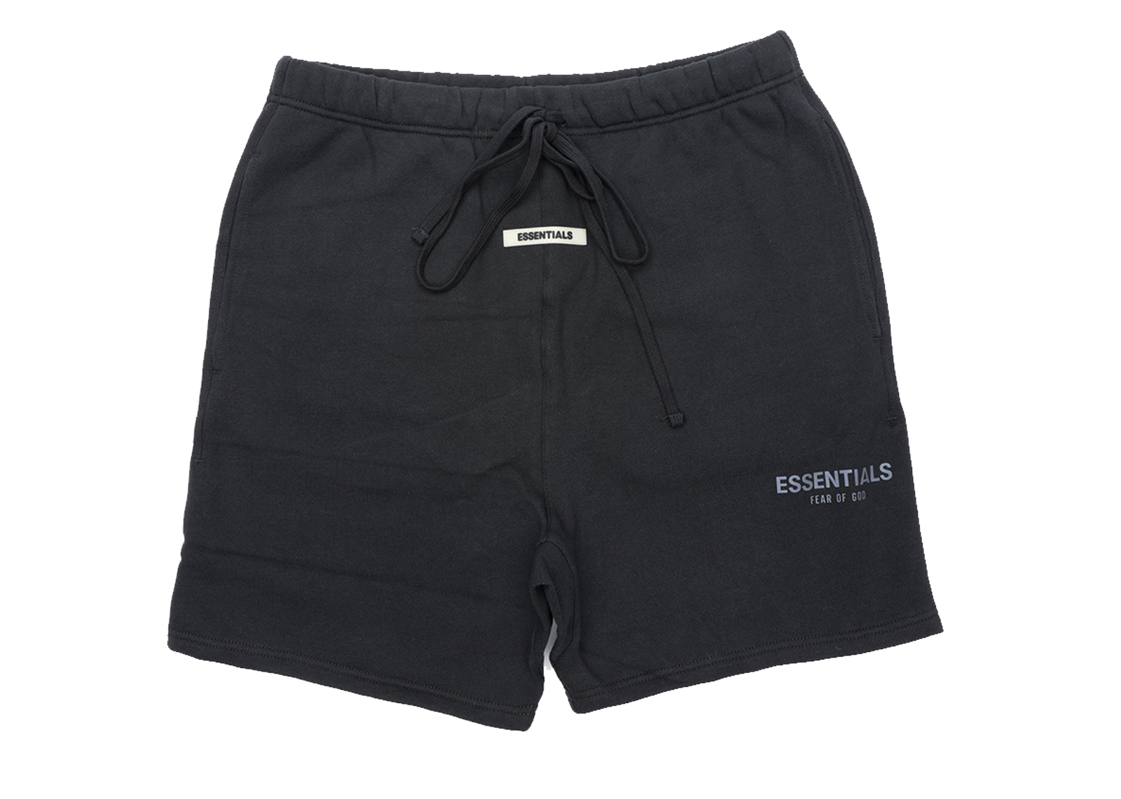 送込最安 M 黒 Essentials Graphic Sweat Shorts-